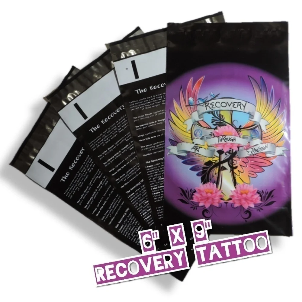 100 Tattoo Poly Mailers 6x9